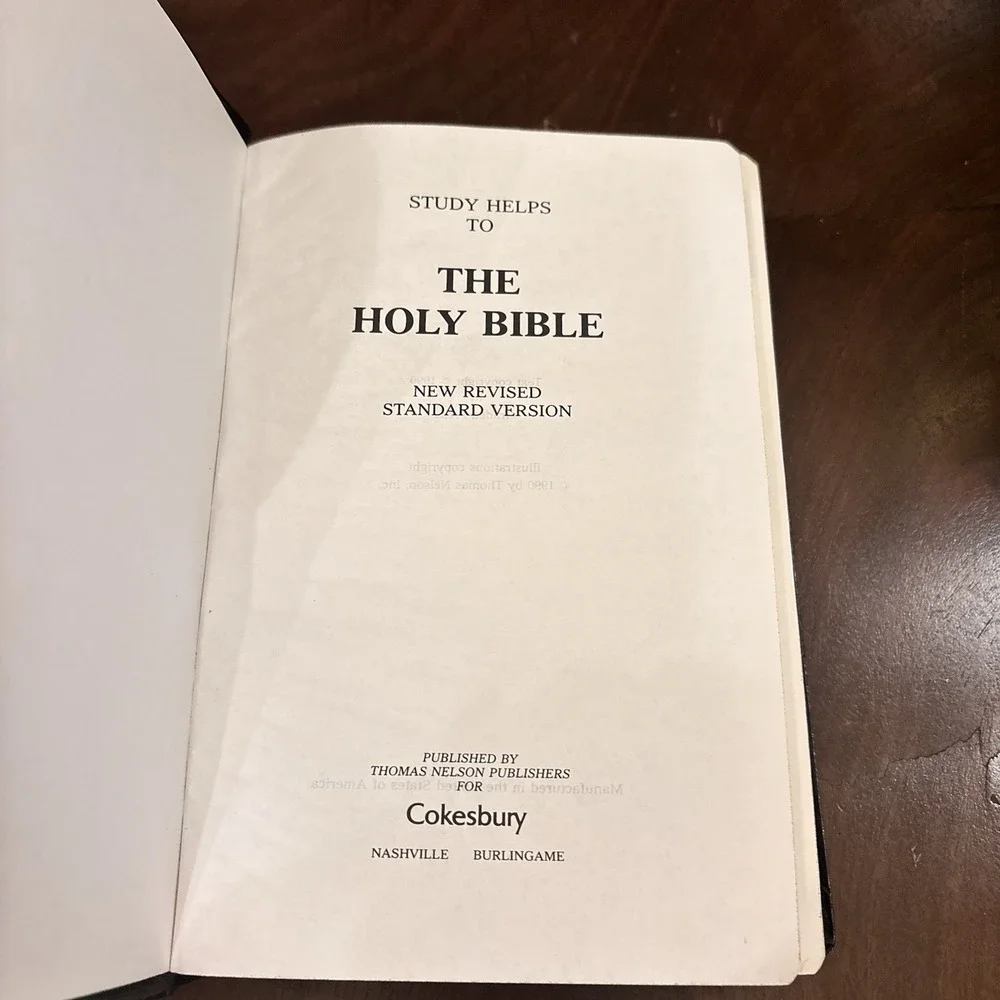 Holy Bible NRSV New Revised Standard Version Cokesbury Black Letter Concordance